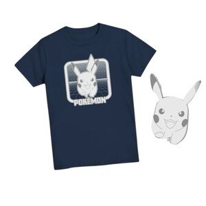 Pokémon Pikachu Crew Neck Graphic Tee